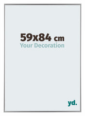 Evry Plastica Cornice 59x84cm Argento Davanti Dimensione | Yourdecoration.it