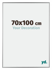 Evry Plastica Cornice 70x100cm Argento Davanti Dimensione | Yourdecoration.it