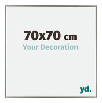 Evry Plastica Cornice 70x70cm Champagne Davanti Dimensione | Yourdecoration.it