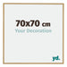 Evry Plastica Cornice 70x70cm Faggio Chiaro Davanti Dimensione | Yourdecoration.it