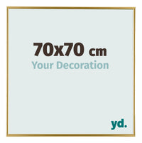 Evry Plastica Cornice 70x70cm Oro Davanti Dimensione | Yourdecoration.it