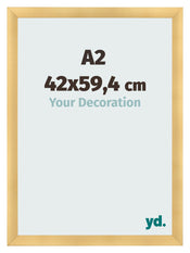 Cornice A2 - 42x59,4 cm - Oro Opaco - MDF - Pisa