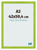 Cornice A2 - 42x59,4 cm - Verde - MDF - Pisa