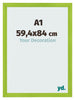 Cornice A1 - 59,4x84 cm - Verde - MDF - Pisa