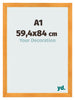 Cornice A1 - 59,4x84 cm - Arancione - MDF - Pisa