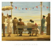 Stampa d'arte Jack Vettriano - The Pier 72x67cm