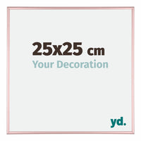 Kent Alluminio Cornice 25x25cm Rame Davanti Dimensione | Yourdecoration.it