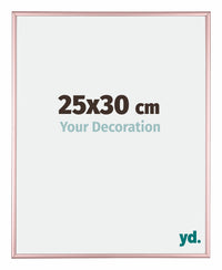 Kent Alluminio Cornice 25x30cm Rame Davanti Dimensione | Yourdecoration.it