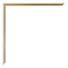 Kent Alluminio Cornice 25x75cm Oro Dettaglio Angolo | Yourdecoration.it