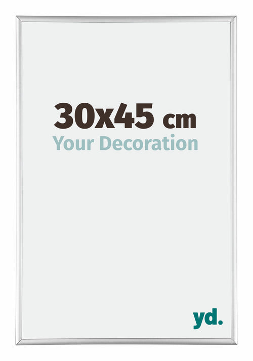 Kent Alluminio Cornice 30x45cm Argento Lucente Davanti Dimensione | Yourdecoration.it