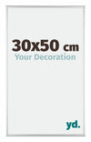Kent Alluminio Cornice 30x50cm Argento Lucente Davanti Dimensione | Yourdecoration.it