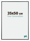 Kent Alluminio Cornice 35x50cm Nero Lucente Davanti Dimensione | Yourdecoration.it