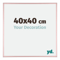 Kent Alluminio Cornice 40x40cm Rame Davanti Dimensione | Yourdecoration.it