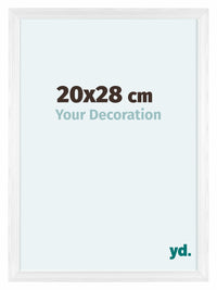 Lincoln Legna Cornice 20x28cm Bianco Davanti Dimensione | Yourdecoration.it