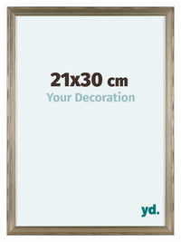 Lincoln Legna Cornice 21x30cm Argento Davanti Dimensione | Yourdecoration.it
