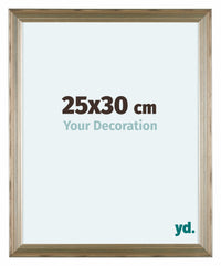 Lincoln Legna Cornice 25x30cm Argento Davanti Dimensione | Yourdecoration.it