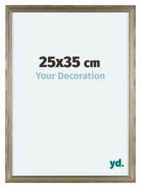 Lincoln Legna Cornice 25x35cm Argento Davanti Dimensione | Yourdecoration.it