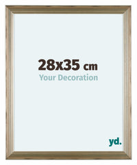 Lincoln Legna Cornice 28x35cm Argento Davanti Dimensione | Yourdecoration.it