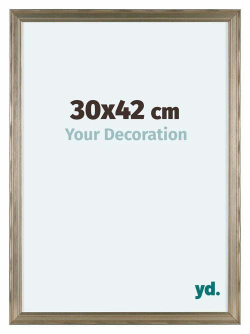 Lincoln Legna Cornice 30x42cm Argento Davanti Dimensione | Yourdecoration.it