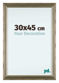 Lincoln Legna Cornice 30x45cm Argento Davanti Dimensione | Yourdecoration.it
