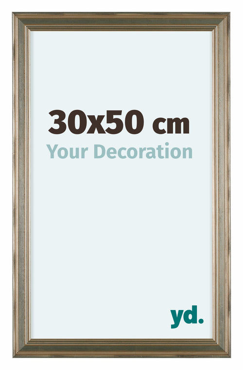Lincoln Legna Cornice 30x50cm Argento Davanti Dimensione | Yourdecoration.it