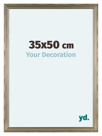 Lincoln Legna Cornice 35x50cm Argento Davanti Dimensione | Yourdecoration.it