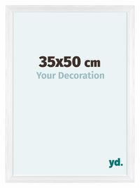 Lincoln Legna Cornice 35x50cm Bianco Davanti Dimensione | Yourdecoration.it