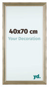 Lincoln Legna Cornice 40x70cm Argento Davanti Dimensione | Yourdecoration.it