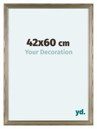 Lincoln Legna Cornice 42x60cm Argento Davanti Dimensione | Yourdecoration.it
