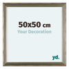 Lincoln Legna Cornice 50x50cm Argento Davanti Dimensione | Yourdecoration.it