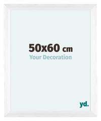 Lincoln Legna Cornice 50x60cm Bianco Davanti Dimensione | Yourdecoration.it