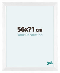 Lincoln Legna Cornice 56x71cm Bianco Davanti Dimensione | Yourdecoration.it