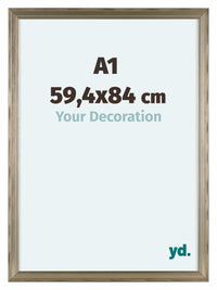 Lincoln Legna Cornice 59 4x84cm A1 Argento Davanti Dimensione | Yourdecoration.it