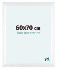 Lincoln Legna Cornice 60x70cm Bianco Davanti Dimensione | Yourdecoration.it