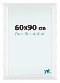 Lincoln Legna Cornice 60x90cm Bianco Davanti Dimensione | Yourdecoration.it