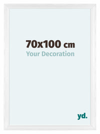 Lincoln Legna Cornice 70x100cm Bianco Davanti Dimensione | Yourdecoration.it