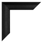 Londen Legna Cornice 40x60cm Nero Dettaglio Angolo | Yourdecoration.it