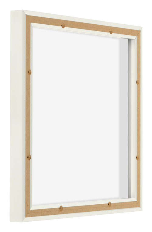 Lyon MDF Cornice a Cassetta 1 1 Bianco Opaco Retro Obliquo | Yourdecoration.it