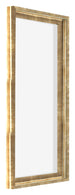 Lyon MDF Cornice a Cassetta 1 2 Oro Antico Davanti Obliquo | Yourdecoration.it