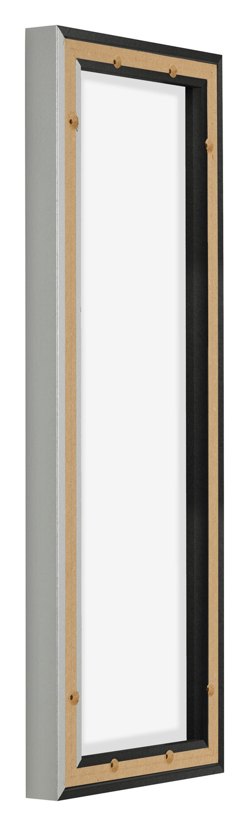 Lyon MDF Cornice a Cassetta 1 3 Nero Opaco Retro Obliquo | Yourdecoration.it
