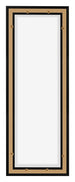 Lyon MDF Cornice a Cassetta 1 3 Nero Opaco Retro | Yourdecoration.it