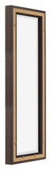 Lyon MDF Cornice a Cassetta 1 3 Quercia Scura Retro Obliquo | Yourdecoration.it