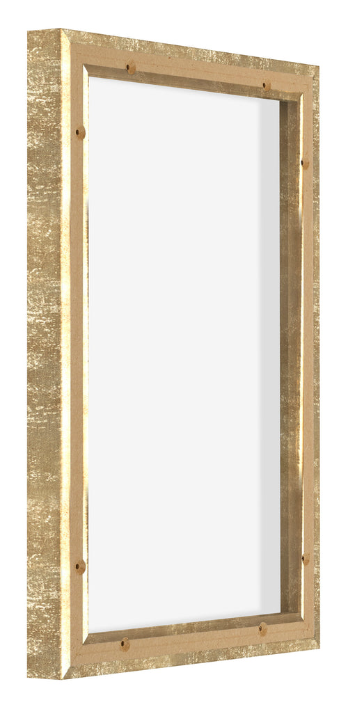 Lyon MDF Cornice a Cassetta 2 3 Oro Antico Retro Obliquo | Yourdecoration.it