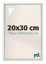 Lyon MDF Cornice a Cassetta 20x30cm Bianco Opaco Davanti Dimensione | Yourdecoration.it