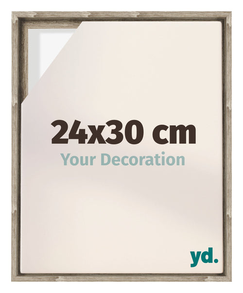Lyon MDF Cornice a Cassetta 24x30cm Rovere Davanti Dimensione | Yourdecoration.it
