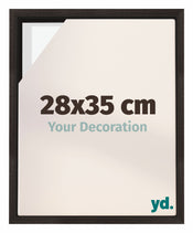 Lyon MDF Cornice a Cassetta 28x35cm Quercia Scura Davanti Dimensione | Yourdecoration.it