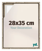 Lyon MDF Cornice a Cassetta 28x35cm Rovere Davanti Dimensione | Yourdecoration.it