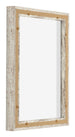 Lyon MDF Cornice a Cassetta 3 4 Bianco Vintage Retro Obliquo | Yourdecoration.it