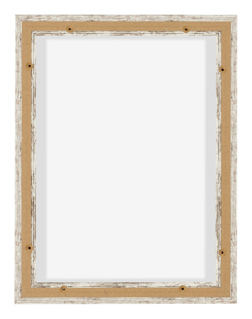 Lyon MDF Cornice a Cassetta 3 4 Bianco Vintage Retro | Yourdecoration.it