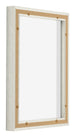 Lyon MDF Cornice a Cassetta 3 4 White Wash Retro Obliquo | Yourdecoration.it